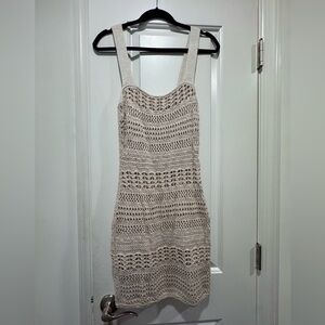 Abercrombie & Fitch Cream Knit Dress